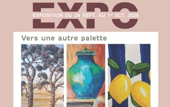 Exposition "Vers une autre palette" le 24 septembre en Mairie de secteur